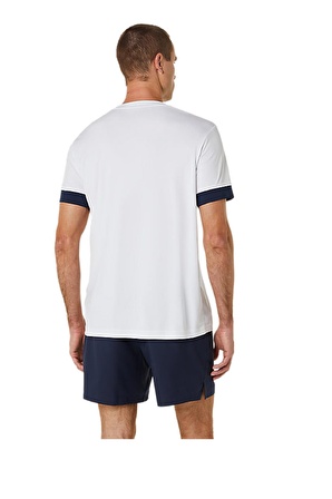 Asics Court SS Top Erkek Beyaz Tenis Tişört