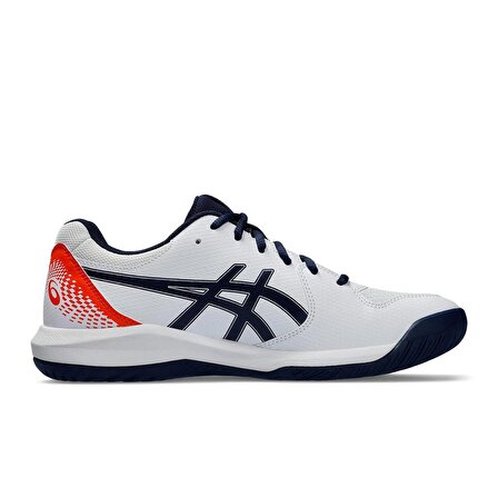 Asics Gel-Dedicate 8 Beyaz/Lacivert Erkek Tenis Ayakkabısı