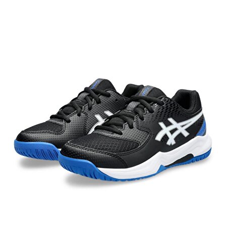 Asics Gel-Dedicate 8 GS Siyah/Mavi Çocuk Tenis Ayakkabısı