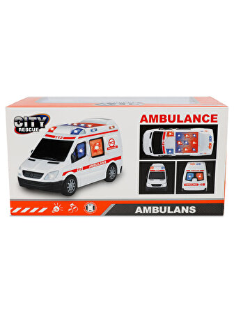 Vardem Kutulu 1:18 Ambulans Aracı Beyaz