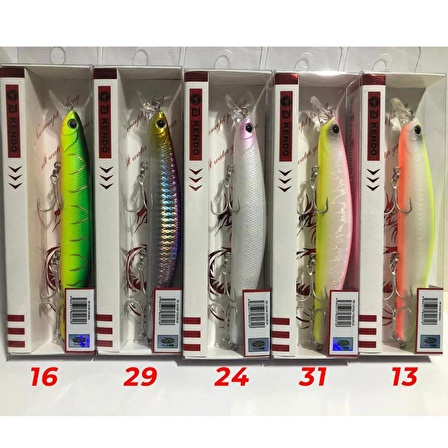 Kendo Seabass Minnow 12.5 cm 21g Floating Suni Yem No: 13 Yeşil Renk