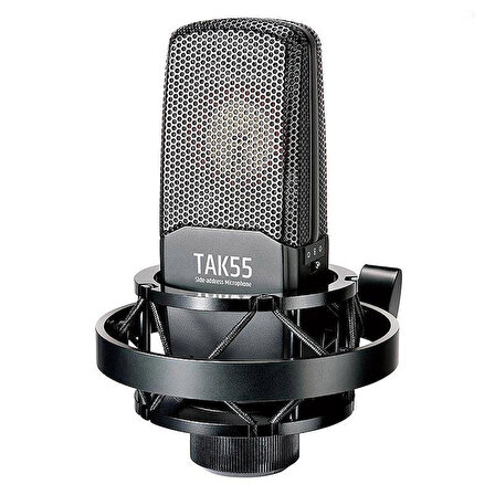 Takstar TAK55 Profesyonel Kondenser Kayıt Mikrofonu 34Mm Dual kapsül Omni - Bidirect - Cardioid