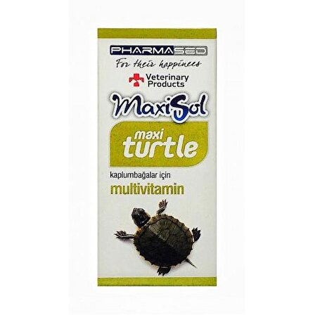 Pharmased Maxisol Maxi Turtle Su Kaplumbağaları İçin Multivitamin 30ml