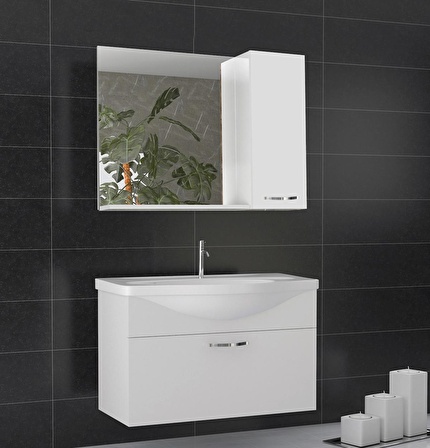 KADİFE BANYO DOLABI TAKIMI 65 CM 