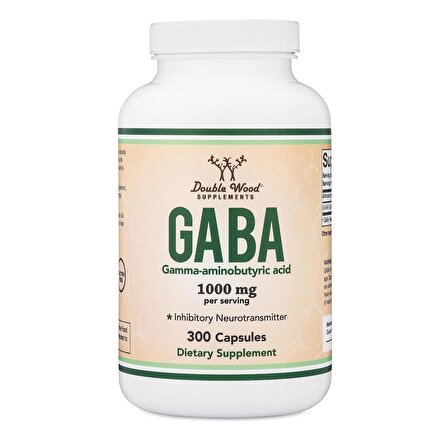 DOUBLE WOOD GABA - 300 x 500 mg capsules