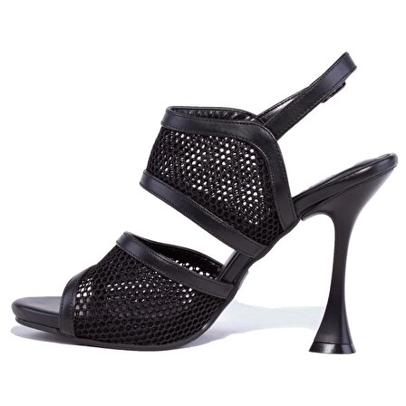 Dagoster DZA07-1170806 Siyah Klasik Topuklu Kadın Ayakkabı