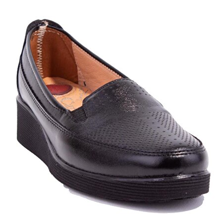 Dagoster DZA07-1194410 Siyah Günlük Ortopedik Kadın Ayakkabı