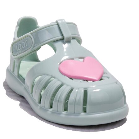 Igor S10310 Tobby Gloss Love Mint Ortopedik Günlük Kız Çocuk Sandalet