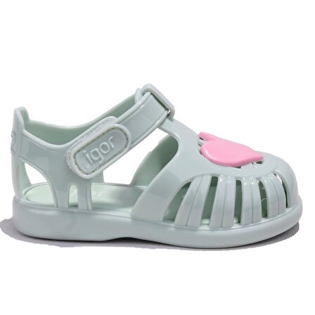 Igor S10310 Tobby Gloss Love Mint Ortopedik Günlük Kız Çocuk Sandalet