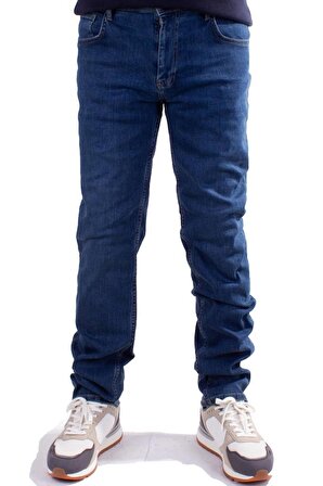 Colt Jeans  Vega 9133-56 Mavi Yüksek Bel Rahat Paça Erkek Jeans  Pantolon