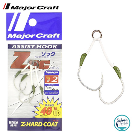 Major Craft ZOC-HT-1020 Çiftli Asist İğne #2 (2 Adet)