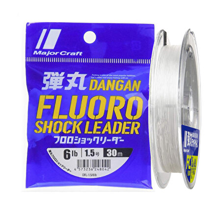 Major Craft Dangan FC Shock Leader DFL PE 1.5 0.20mm 6Lb/2.7kg 30mt