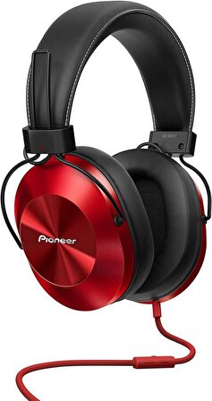 Pioneer Se-Ms5T-R Hi-Res Audio Kulak Üstü Kulaklık, Kırmızı