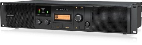 Behringer NX1000D DSP Kontrolü ve SmartSense Hoparlör Empedans Telafisi ile Ultra Hafif 1000 W D Sınıfı Güç Amplifikatörü