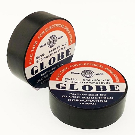 Globe Siyah İzolebant 19 mm 10 Metre