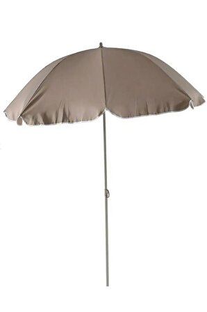 Bidesenal Balkon,Bahçe,Plaj Şemsiyesi Eğimli Kullanım Ve Taşıma Çantalı 180 cm Şemsiye Bej