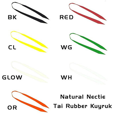 COH Natural Nectie Tai Rubber Kuyruk - OR