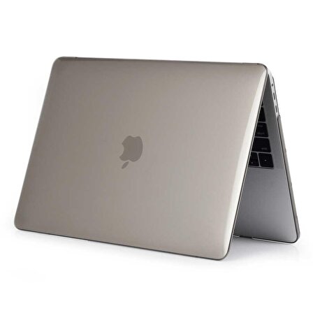 Fuchsia Apple Macbook 13.3' Pro 2020 Uyumlu Fuchsia MSoft Kristal Şeffaf 1mm İncelikte Koruyucu Kılıf