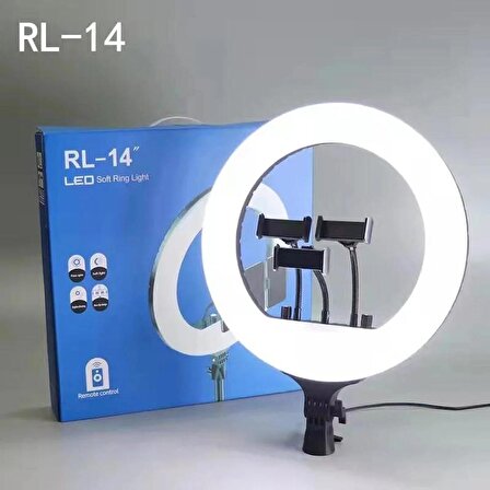 Profelsyonel Halka Çekim Işığı RL-14 RİNG LİGTH Halka ışık 2.10cm Döküm Tripod 