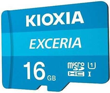 Kioxia 16GB Exceria Micro Sdhc Uhs-1 C10 100MB/SN Hafıza Kartı LMEX1L016GG2