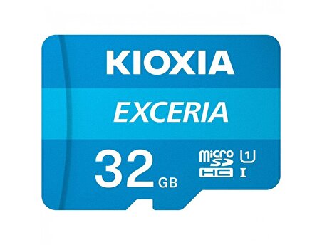 KIOXIA 32GB EXCERIA MICRO SDHC UHS-1 C10 100MB/sn LMEX1L032GG2