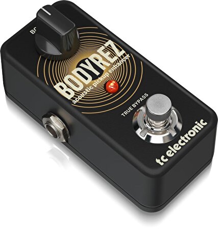 Tc Electronic Bodyrez Acoustic Picup Enhancer Stüdyo Kalitesinde Ton ve Geri Besleme Bastırma ile Akustik Alımın İyileştirilmesi için Ultra Kompakt Akustik Gitar Pedalı