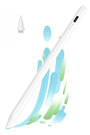 iPad 2023 Yeni Nesil Stylus Kalem Eğim Hassasiyetli Avuç İçi Redli Apple Kalem
