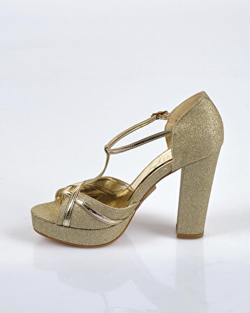 Natty Shoes Altın Kadın Ayakkabı 20119108