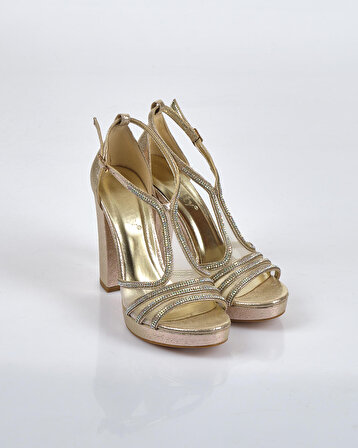 Natty Shoes Altın Kadın Ayakkabı 20119671