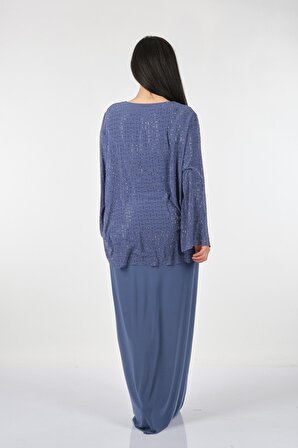 Rozeşah Mavi Kadın Elbise 2216329
