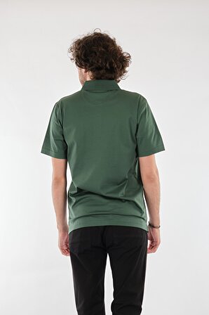 Nehir Polo Yaka Yeşil Erkek T-Shirt 221100106