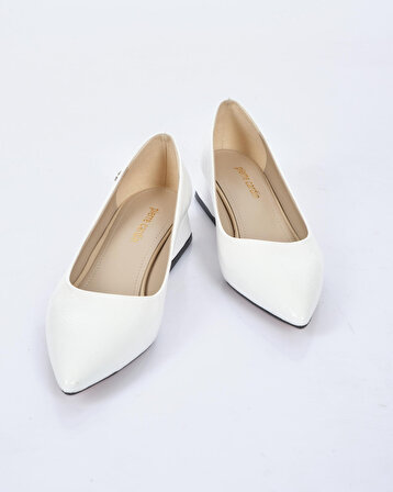 Pierre Cardin Beyaz Kadın Topuklu Ayakkabı PC-52009