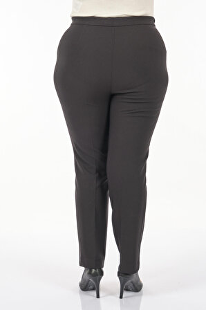 Seleste Boru Paça Siyah Kadın Pantolon 23K708