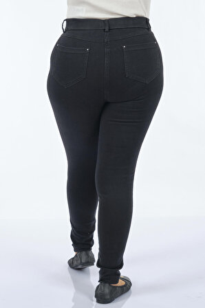 Seleste Dar Paça Siyah Kadın Pantolon 23Y171