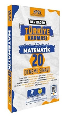 Tasarı Yayınları KPSS Matematik Dev Kadro Türkiye Karması 20 Deneme