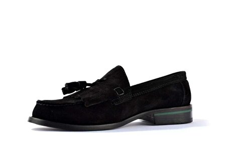 Tetri Corcik 1200 Siyah Süet Erkek Klasik Ayakkabı