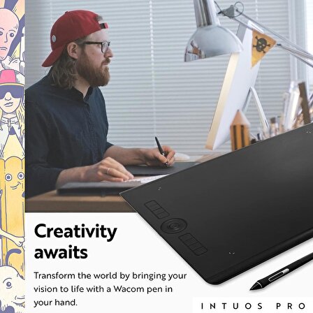 Wacom Intuos Pro Büyük 10.4 inç Grafik Tablet