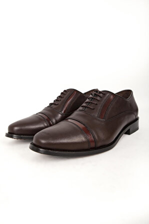 DANACI 359 Gerçek Deri Kösele Taban Erkek Klasik Ayakkabı