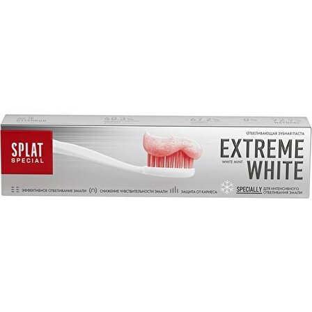 Splat Extreme White Beyazlatma Diş Macunu 75 ml 