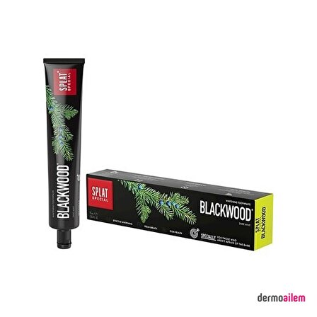 Splat Blackwood Beyazlatma Florürsüz Diş Macunu 75 ml & Diş Macunu 25 ml 