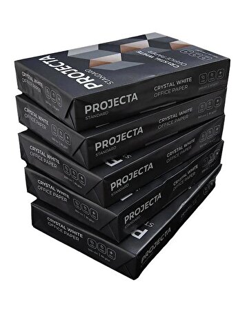 Projecta Fotokopi Kağıdı A4 80 Gr 1 Koli 5 Paket (2500 Sayfa)
