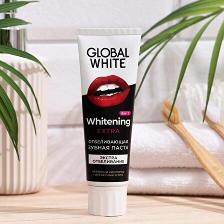 GLOBAL WHITE WHITENING TOOTHPASTE EXTRA 100GR