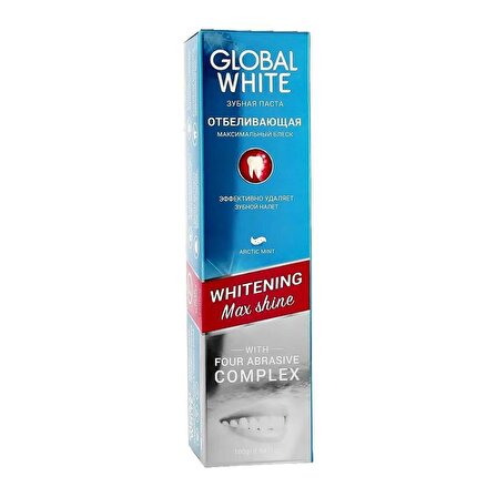 GLOBAL WHITE WHITENING TOOTHPASTE ENZYME 100GR