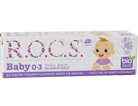 Rocs Baby 0-3 Yaş Ihlamur Özlü  Diş Macunu 35 Ml