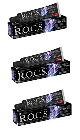 R.O.C.S. Whitening Beyazlatma Diş Macunu 3x60 ml 