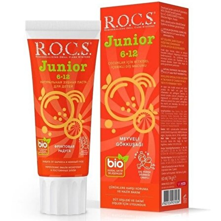 R.O.C.S. Junior Meyve Aromalı Beyazlatma Diş Macunu 60 ml 