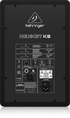 Behringer K8 Audiophile Bi-Amplified d 8\ Gelişmiş Waveguide Teknolojisine Sahip Stüdyo Monitörü