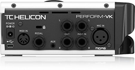 Tc Helicon Perform-VK Genişletilebilir Efektler ve Klavye G/Ç ile Stüdyo Kalitesinde Ses için Üstün Mikrofon Stand-Mount Vokal İşlemcisi