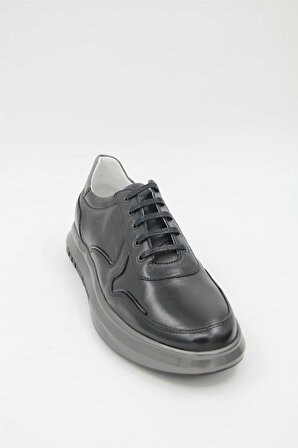Luciano Bellini E2903 Erkek Comfort Ayakkabı - Siyah