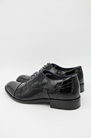 Luciano Bellini J512 Erkek Rugan Ayakkabı - Siyah